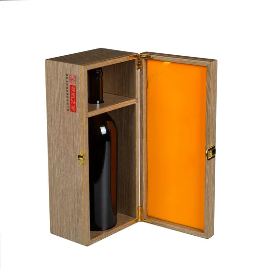 Luxurious Customizable Wooden Wine Gift Box Wood Packaging Case
