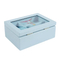 Wholesale Wooden Christmas Hand Crank Musical Box Jewelry Box with Custom Logo for Accessories