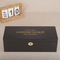 Zhihe Handcrafted Wooden Wine Box Luxury Storage Case with Magnetic Closure Velvet Lining Engraved Detail Oak Wood Single Bottle Wine Container