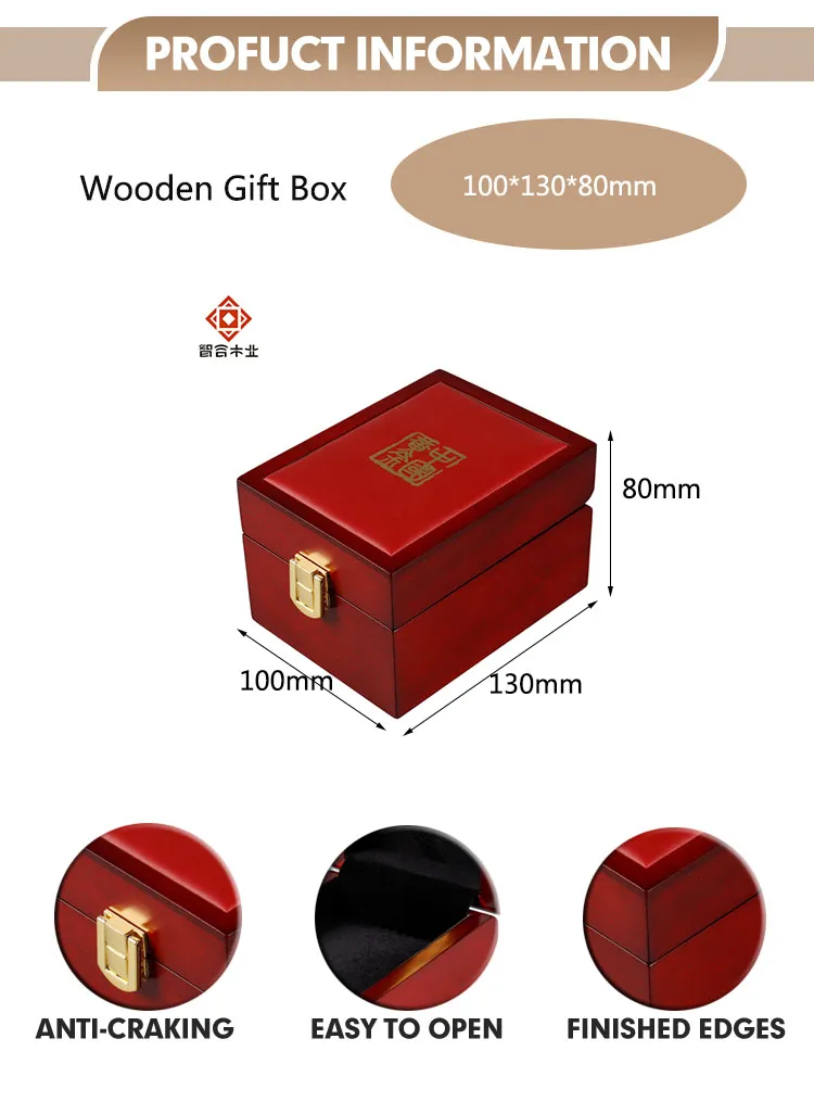 Exquisite Luxury Solid Wood Jewelry Box for Elegant Gifts