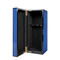 Factory Wholesale Blue Single Bottle Packaging Luxury Glossy Wooden Wine Boxes