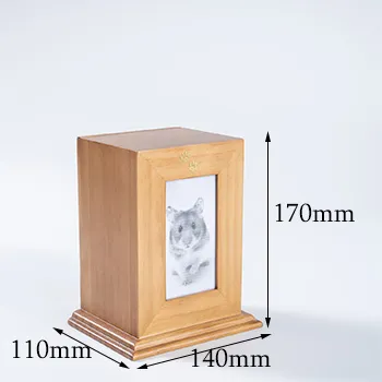 Solid Wood Cremation Urn Handcrafted Adult Size Premium Hardwood Memorial Engraved Design Secure Closure Timeless Tribute Eco Friendly Material Artisan Crafted