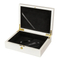 Stylish Black Wooden Jewelry Organizer with Custom UV Coating