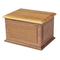 Elegant Birch Wood Pet Memorial Urn for Cherished Companions