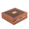 Wholesale Custom Badge Souvenir Medal Case Walnut Solid Wood Storage Decorative Box Coin Case