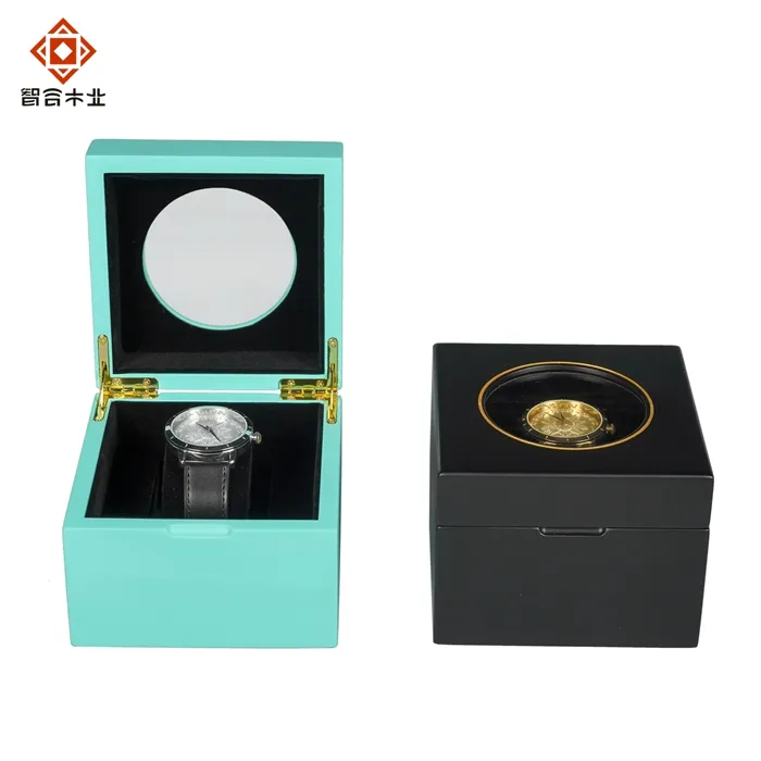 Hot Selling Custom Solid Wood Watch Organizer Box Wooden Watch Gift Set Box Luxury Watch Box Packaging