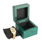 Elegant Green Glossy Varnish Watch Display Box for Storage