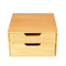 Premium Wooden Tea Bag Storage Box with Dual Layers