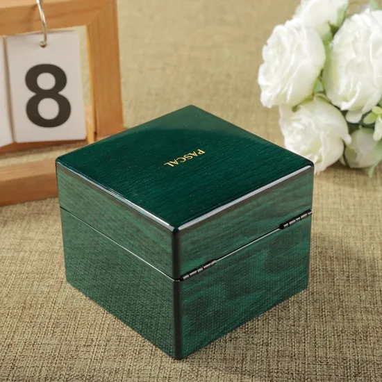 Custom Printed Rectangle MDF Watch Box for Display and Storage-Premium Gift Packaging for Watches