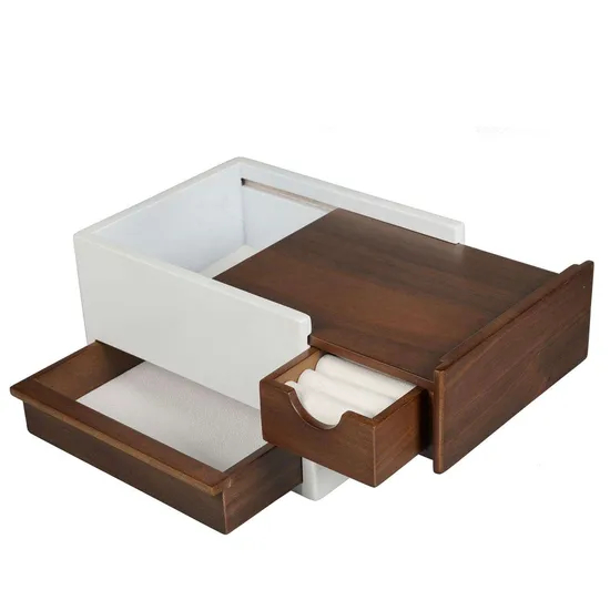 Wholesale Exquisite Large Capacity High-End Jewelry Storage Box Portable Jewelry Necklace Earring Earring Ring Jewelry Box