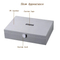 Luxury Wholesale Recyclable Tea Bags Box Packaging 4 Compartments Organizer Storage Wood Tea Box with Lid Custom Order