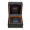 New Design PU Leather Lining Luxury Men Wristwatch Packaging Wooden Box Custom Logo Black Single Watch Box Case