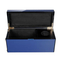 Luxury Handmade Eco-Friendly Blue High Gloss Paint Custom Logo MDF Material Guangdong Origin Square Shape Single Wine Box
