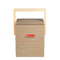 Custom Logo Printing Solid Brand Liquid Wooden Box Spanish Cedar Wine Bottle Packaging Gift Case with Handle