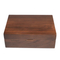 Handcrafted Custom Made Rich Mahogany Solid Wooden Compartment Tea Gift Chest Box and Tea Bags Storage Boxes and Holder with 12 Compartment