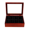 Hot Sale 8-Slot Wooden Watch Collection Display Box Mahogany Material for Watch Storage Packaging
