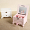 2025 New Arrival Chiristmas Products Wooden Musical Jewelry Gift Box for Children Necklace Storage Packaging