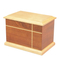 Elegant Solid Wood Cremation Urn for Cherished Memories