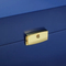 Premium Blue Lacquer Jewelry Watch Organizer with Custom Logo