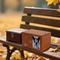 Zhihe Bamboo Pet Urn with Slide-Top Lid Photo-Stickable Front Customizable Laser-Engraved Patterns Text OEM Service Available.