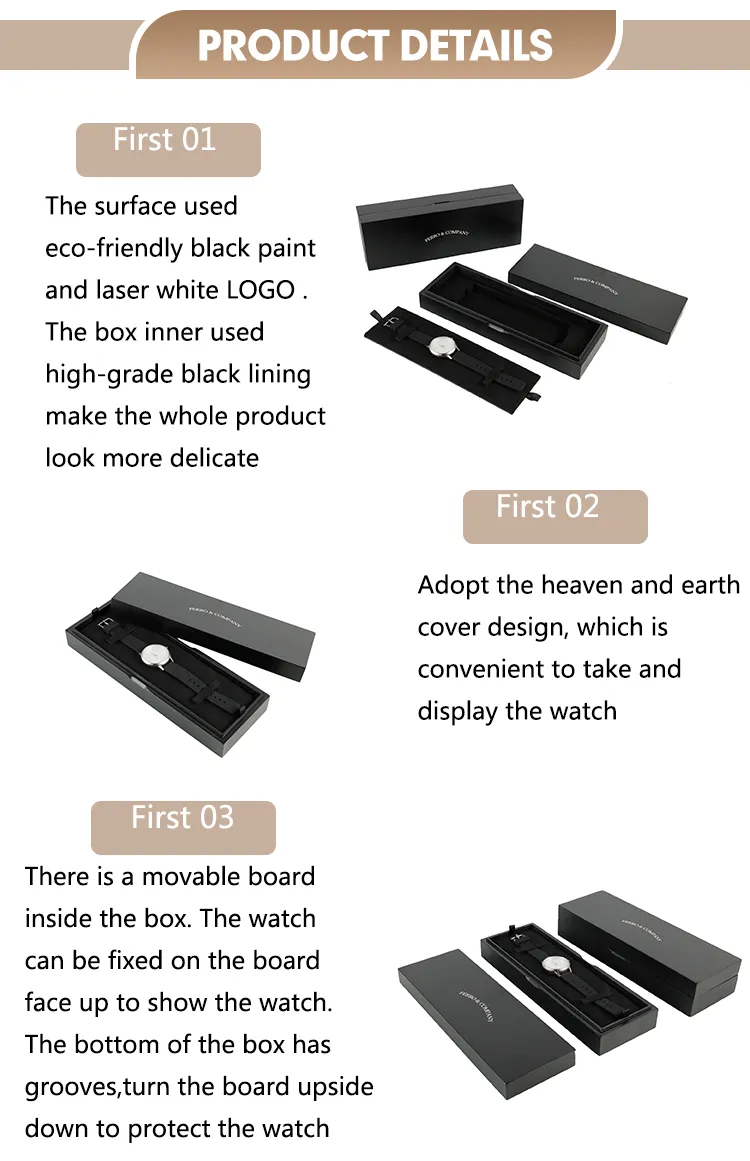 Elegant Custom Engraved Rubber Wood Watch Display Case