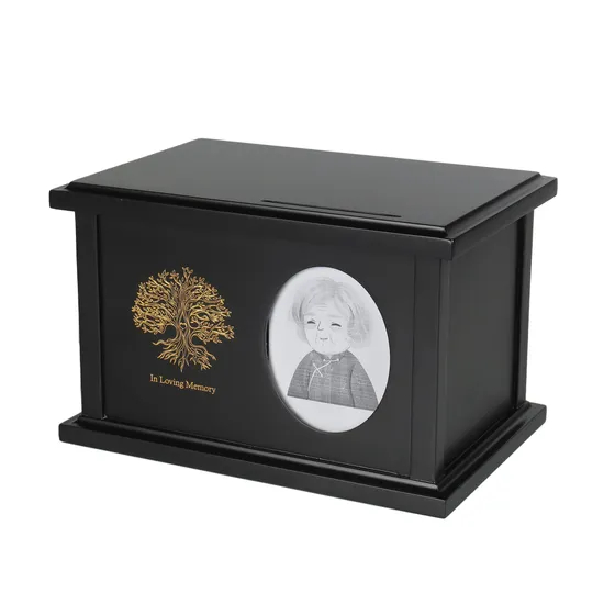 Wholesale Custom Wood Funeral Supplies Urns Wooden Pet Cremation Urns for Human Ashes Adult Male Female