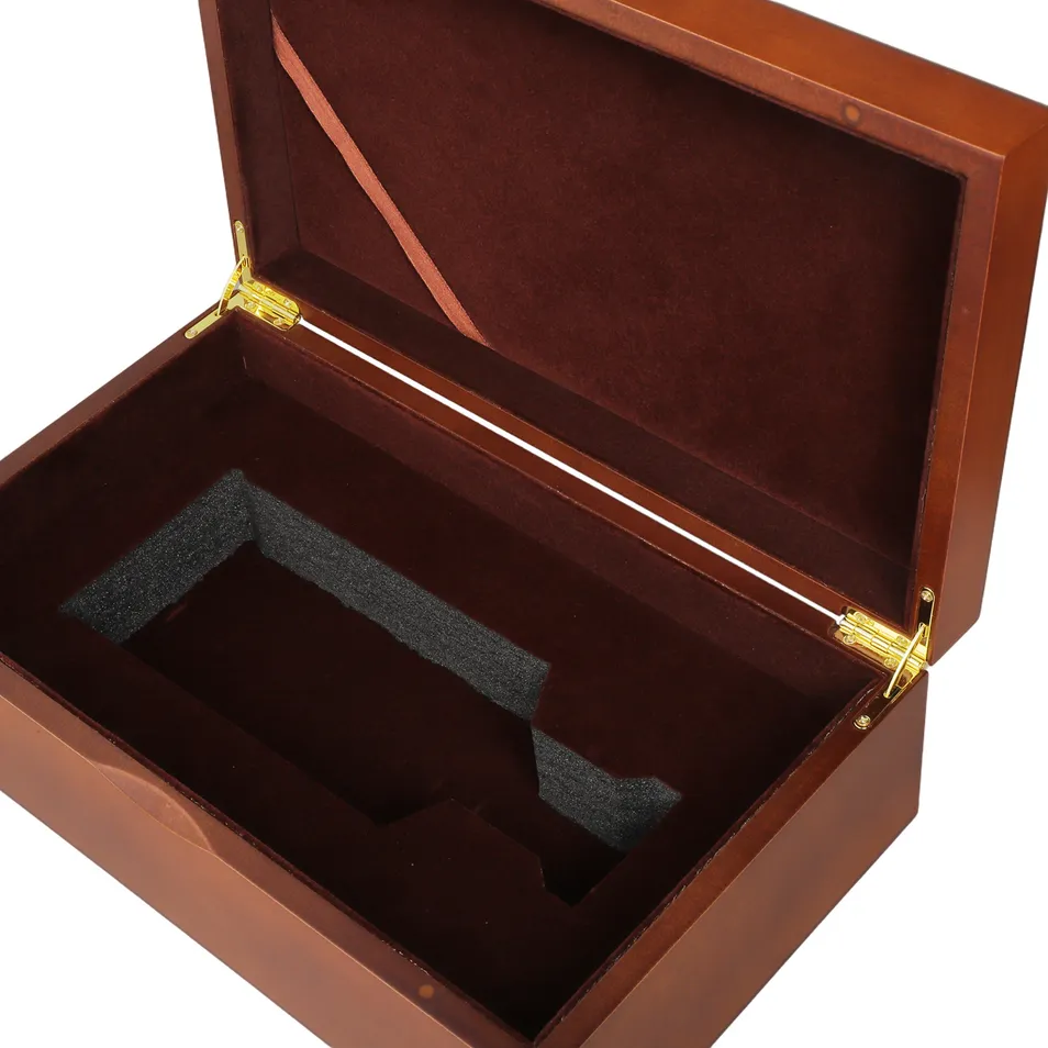 Wholesale Custom Logo Luxury Wooden Packaging Gift Wine Boxes Brand Premium Wine Liquor Bottle Box