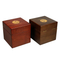 Luxury Eco-Friendly Brown Matte Wooden Tea Storage Box