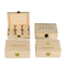 Factory Custom Gift Cosmetics Skin Care Products Bottle Container Luxury Packaging Container Wooden Box Logo Custom Wooden Box