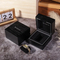 Luxurious High-End Black Piano Glossy Lacquer Finish Wooden Packaging Display Gift Box for Single Watch