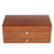 Wholesale Customized Promotional Rectangular Square Durable Display Packaging Wooden Safe Box Velvet Medal Coin Folding Storage Gift Box with Printed Logo
