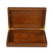 Elegant Long Wooden Storage Box with Lid for Jewelry and Pens