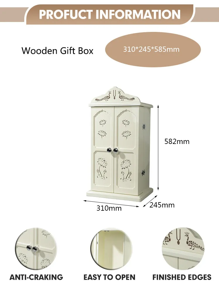 Customizable Natural Wood Meditation Gift Box for Wholesale