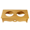 Wholesale Customzied Universal Pet Dining Table Bamboo Cat Bowl Rack with Elevated Wooden Food Storage for Feeder & Bowls