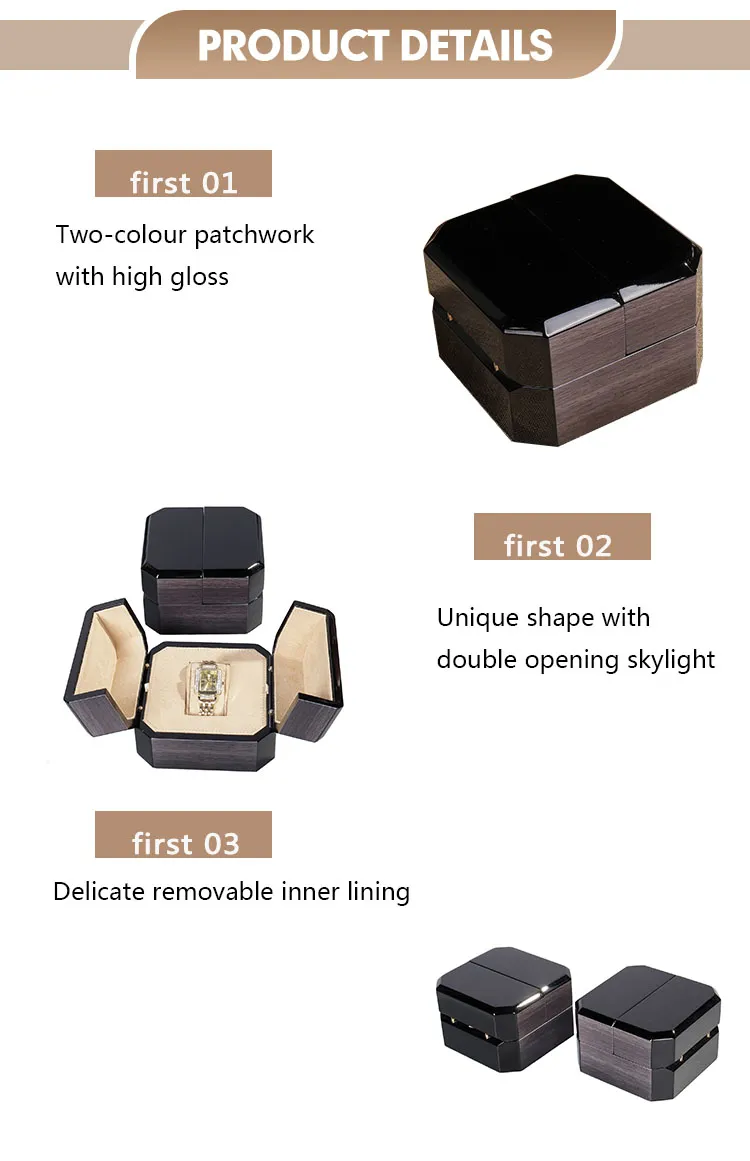 Customizable MDF Wooden Watch Box with Elegant Gift Packaging
