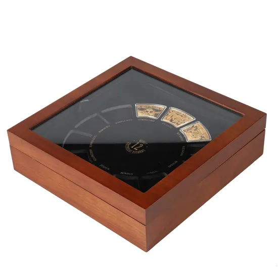 Wholesale Custom Jewelry Box Solid Wood Gift Jewelry Box Wooden Coin Box