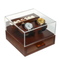 Wholesale Brown Wooden Jewelry Organizer Storage Luxury Gift Box Custom Packaging Watch Box