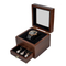 Elegant Wooden Watch Display Box with Clear Acrylic Lid