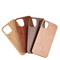 Whoelsale Factorary Price Custom Walnut Wood Mobile Phone Shell Back Cover Natural Grain Solid Wood Phone Case for iPhone 12 Xs Max