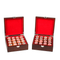 Premium Handmade PU Leather Chess Set with Wooden Pieces