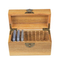 Custom Luxury Wooden Coin Display Box with Velvet Lining