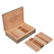 2025 New Product Customized Large Capacity Cedar Wooden Cigar Box Double Layered with Moisture-Proof Lacquer Finish Handmade Humidifier