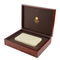High-End Natural Rosewood Wooden Tea Box Rectangle Gift Box Hinge Magnetic Feature Recyclable Tea Set Packaging Laser Printed