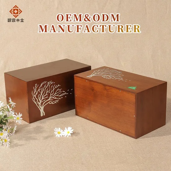 Zhihe Wholesale Factory Price Pet Caskets & Urns Cremation Urns for Human Ashes and Adult Premium Quality Pet Coffins