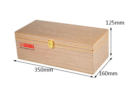 Factory Price Wholesale Custom Laser Logo Single Wooden Wine Gift Box Guangdong Wine Box for Gift
