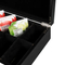 Factory Price Eco-Friendly Black Matter Paint Finish Custom 12 Slot Wooden Gift Packaging Storage Box for Tea Bag