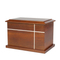 Wholesale Trending Product Solid Wood Bamboo Pet Urn for Ashes Urnas Para Walnut Slid Lid Wooden Urn Box