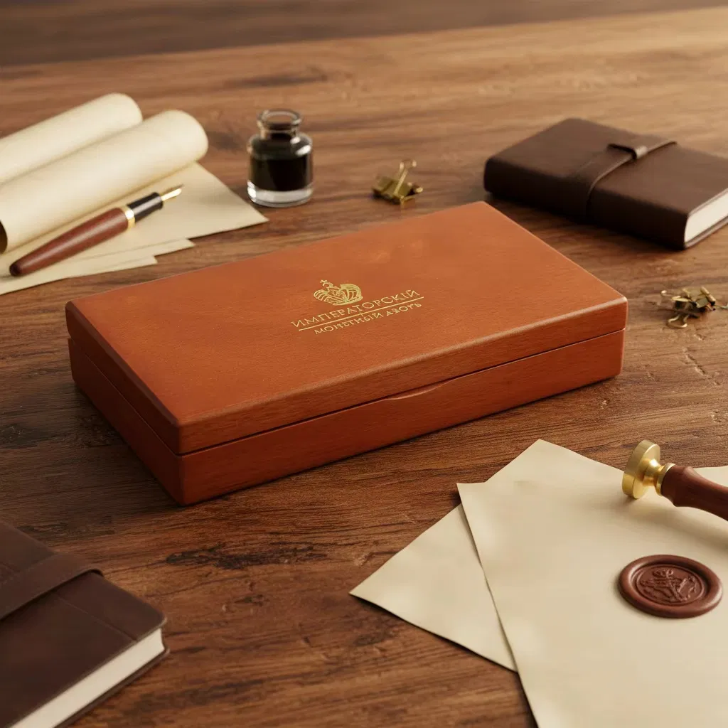 Elegant Solid Wood Jewelry Box for Gift Packaging and Coin Collection