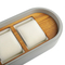 Elegant Wooden Watch Box with Transparent Design and Golden Hinge