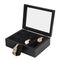 Elegant Black Acrylic Wooden Watch Display Box for Gifts